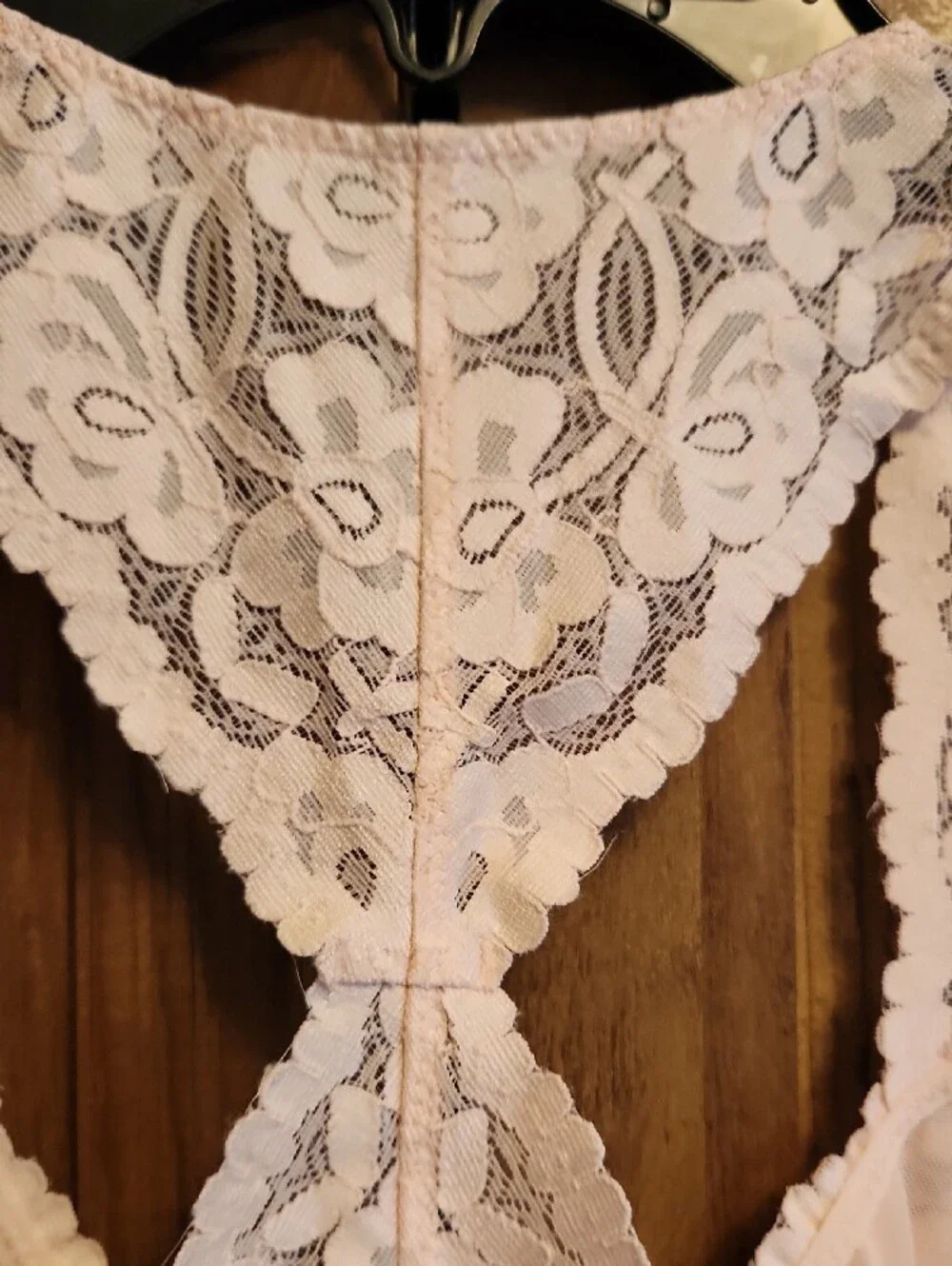 Free People Light Pink Lace Racerback Bralette